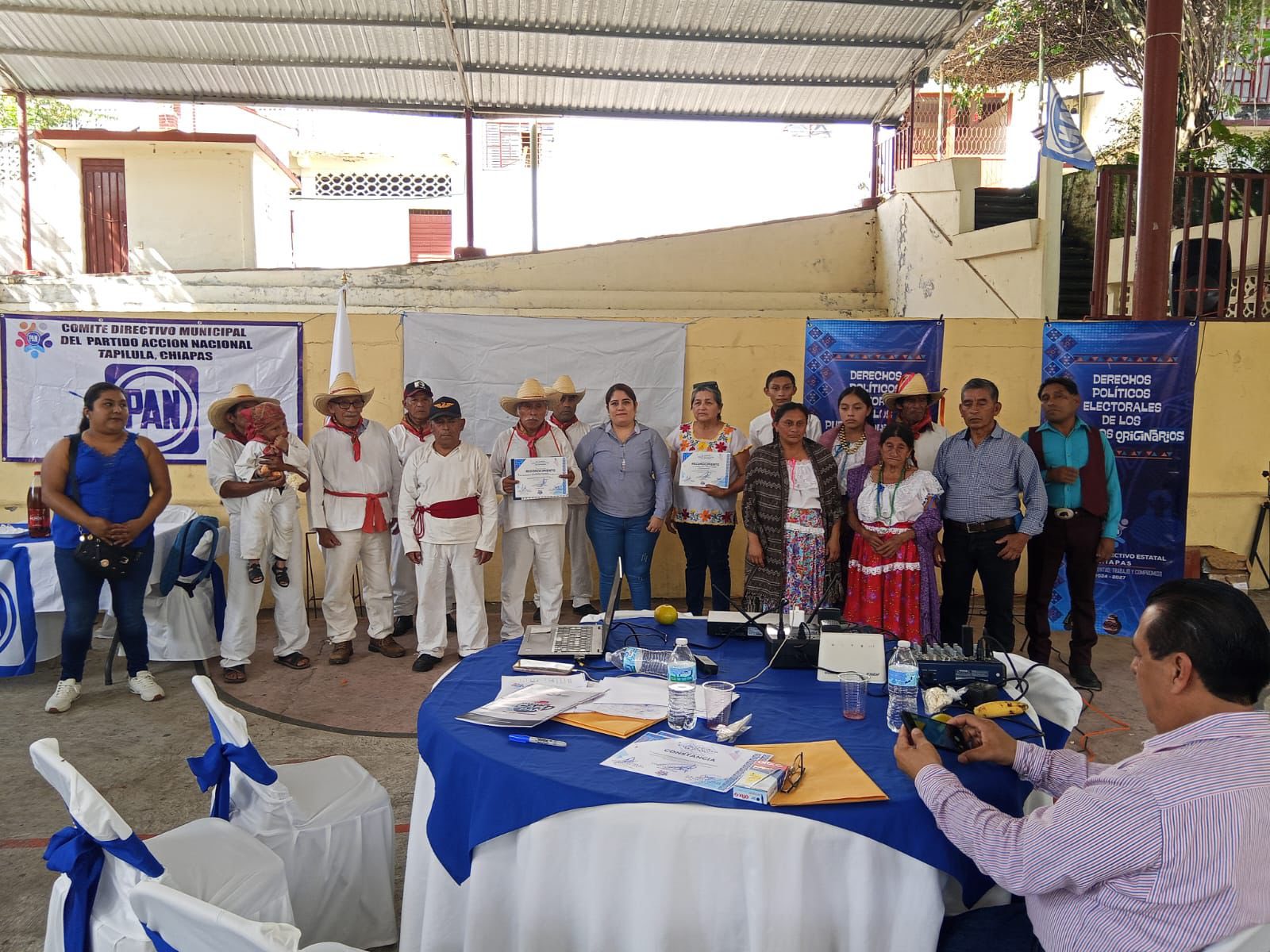 La Secretaria de Cultura y Deporte del CDE realizo en Tapilula el foro “Derechos Político-Electorales de los Pueblos Originarios”.