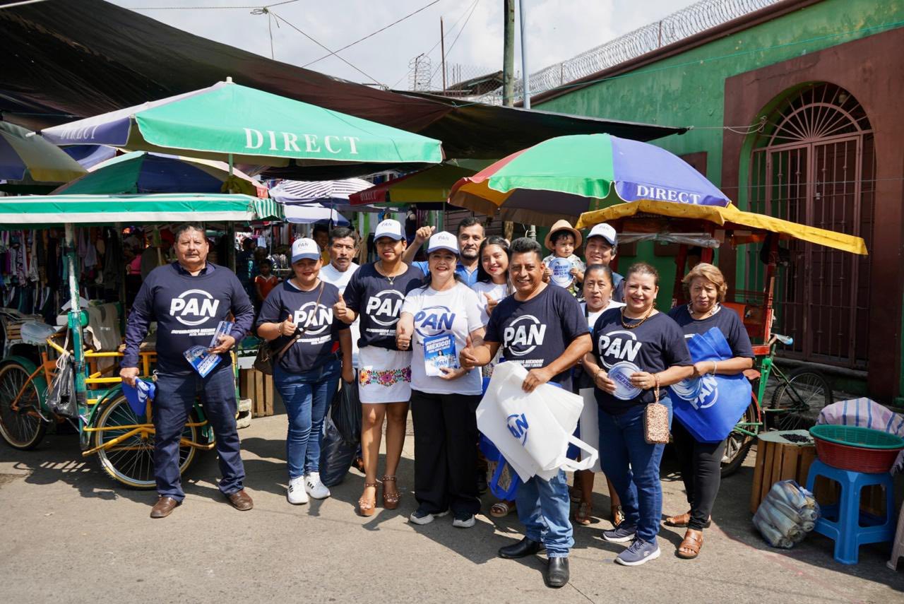 En Tuxtla Chico salimos a las calles para dialogar con la ciudadanía.