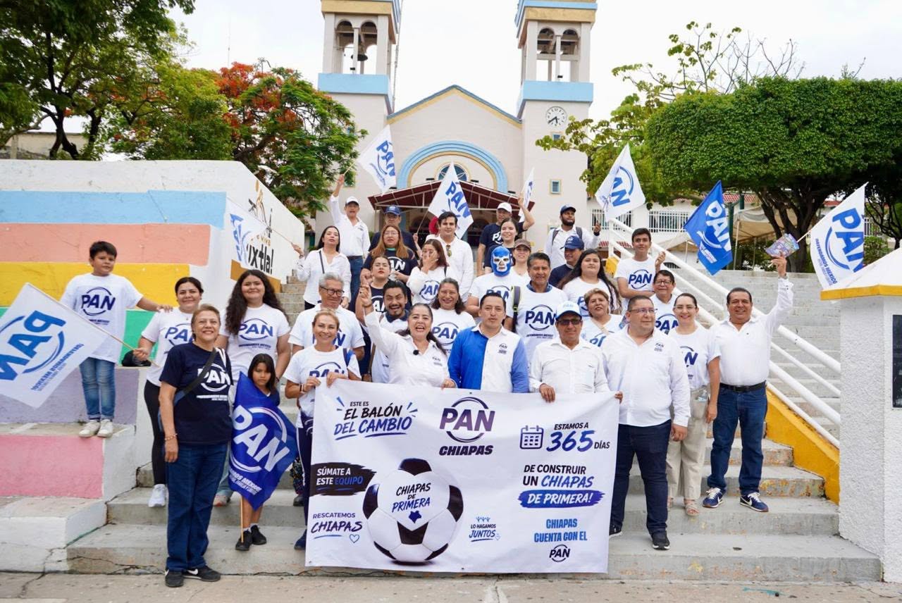 Hoy las calles de todo México se pintaron de azul y Chiapas está presente.