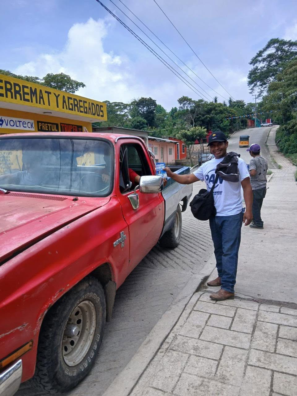La activación Azul también se hizo sentir en Pantepec.