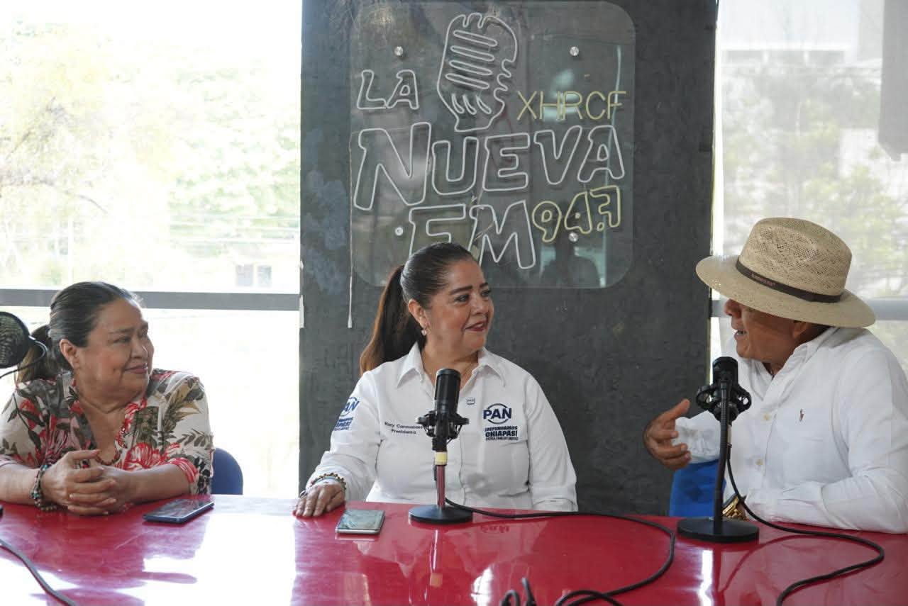 Nuestra presidenta estatal, Katy Caravantes, participó en Entrevista y Sentimientos, por La Nueva FM 94.7 Tuxtla, con Carlos Guillén.