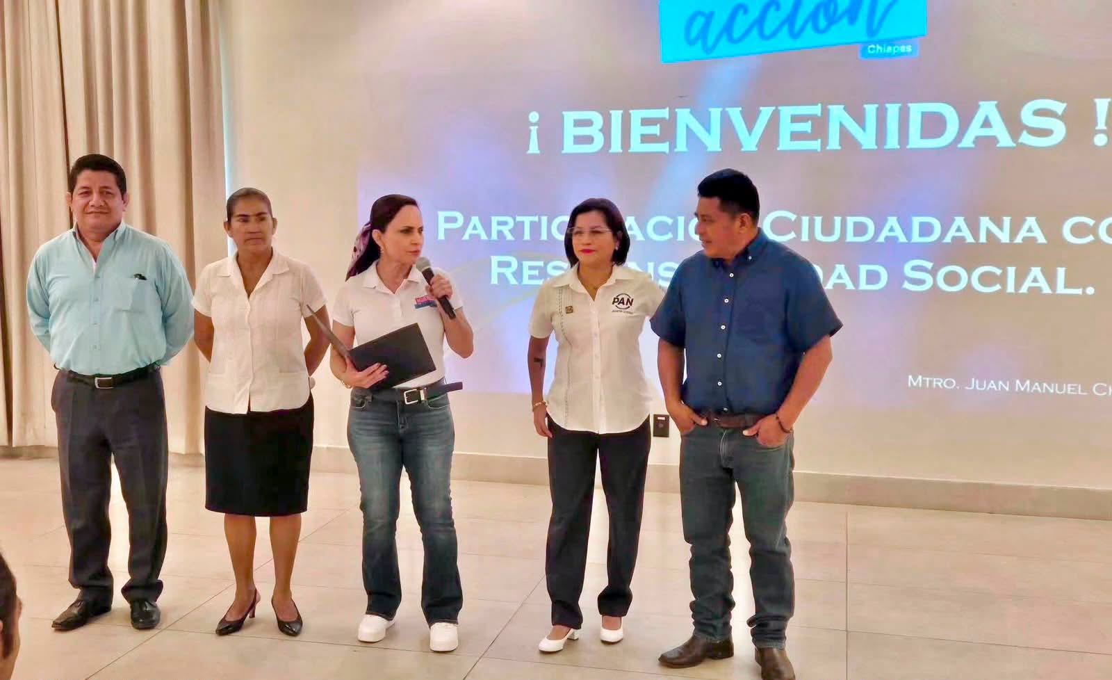 La Secretaría Estatal de las Mujeres del PAN Chiapas llevó a cabo en Tapachula el taller “Participación ciudadana con responsabilidad social”.