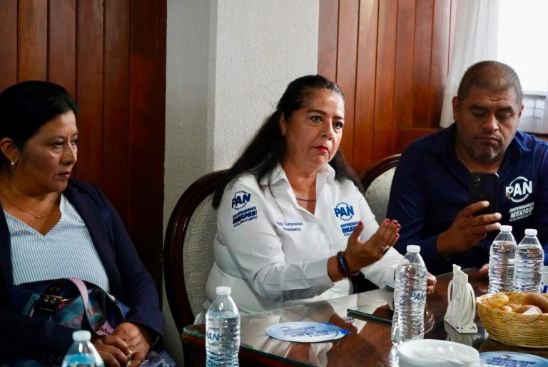 La Dirigencia Estatal que encabeza Katy Caravantes, sostuvo un encuentro con integrantes de la Comisión Ciudadana “Carlos Castillo Peraza”, y el Delegado Regional, Víctor Gordillo Hidalgo.